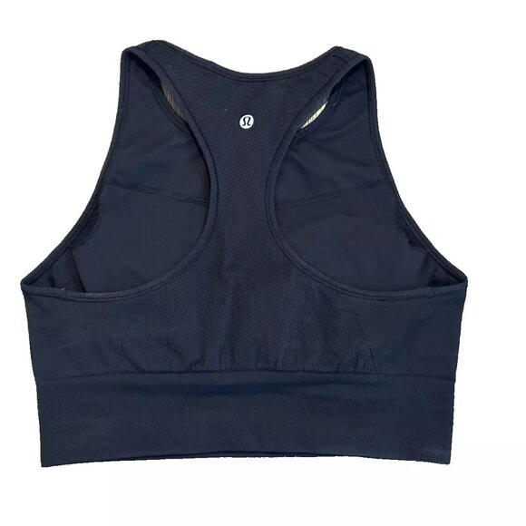 lululemon Align™ High Neck Sports Athletic Bra - Size 10 - Black - Picture 3 of 5